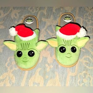 Star Wars Mandalorian Grogu Adult/women's Slippers Size XL 11-12